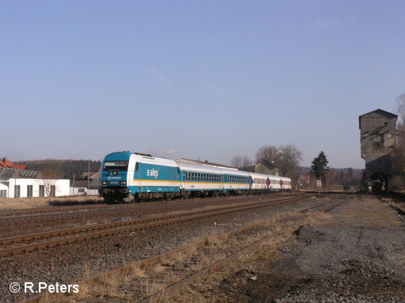 223 068 durchf�hrt Pechbrunn mit ein Alex nach Hof. 10.02.08