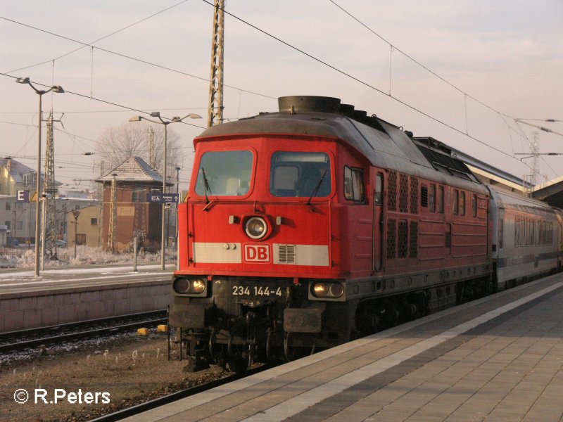 234 144-4 verl�sst Frankfurt/Oder mit ein EC nach warschau. 22.12.07
