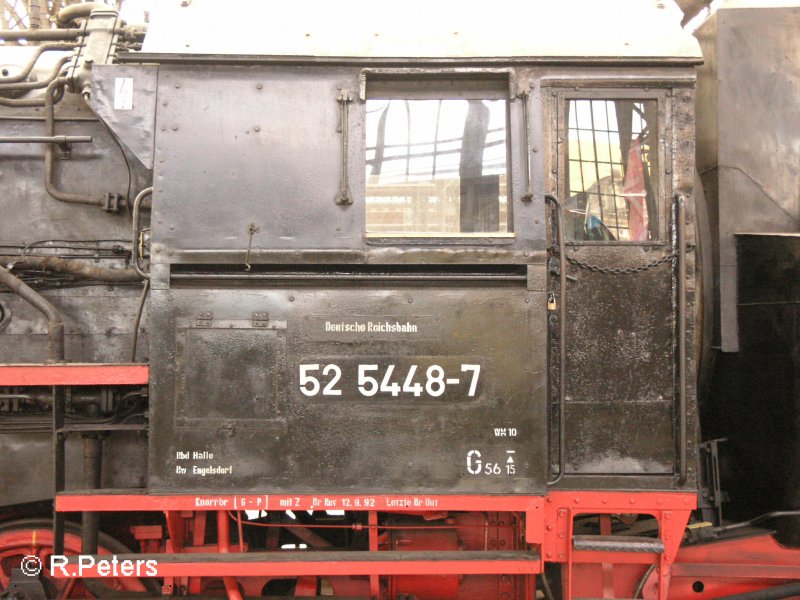 52 5448-7 F�hrerhaus udn Anschriften.