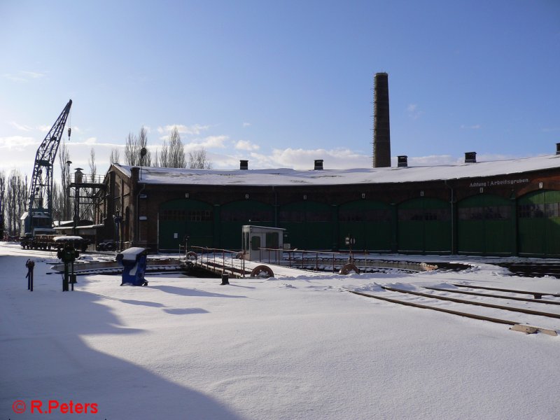 Ein Blick in das verschneite BW-Sta�furt.