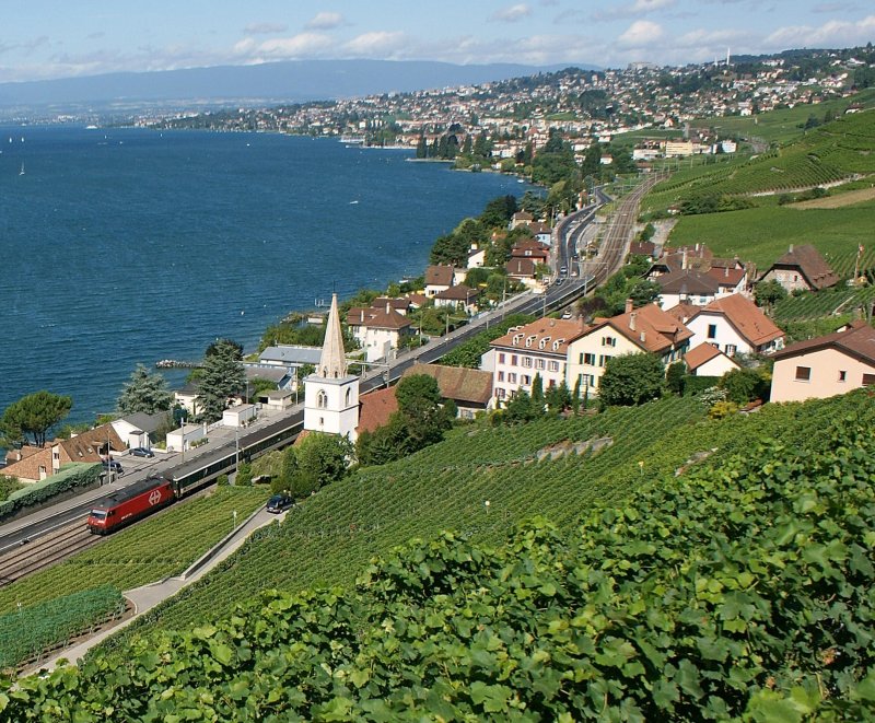 IR nach Brig bei Villette.
