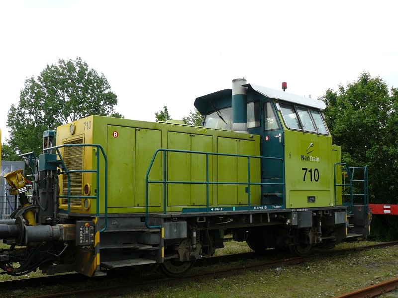 Nedtrain Rangierlok 710. Bahnhoffest Alkmaar 16-05-2009.