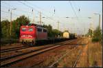 DB 140 459-9 mit gemischtem G�terzug (Nuthetal-Saarmund, 19.08.2009)