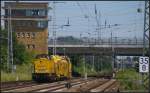 DB Netz 203 311-6 mit UNIMAT 09-32/4S am 23.07.2012 in Berlin Sch�nefeld Flughafen