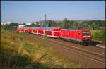 DB Regio 112 107 mit dem RE5 Lutherstadt Wittenberg am 10.08.2013 in Berlin Bornholmer Stra�e