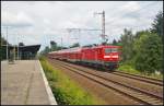 DB Regio 112 111 als RB Schwedt (Oder) f�hrt am 16.06.2014 am S-Bahnhof R�ntgental vorbei
