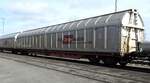 ÖBB Güterwagen Schiebewandwagen Habbillns der Rail Cargo Austria in Vöhringen am 03.03.2016.