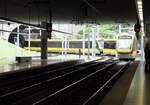 Portugal, Porto, Metro MP 017 im Bahnhof Trindade am 14.05.2018.
