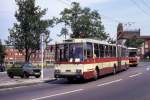 Dieser Skoda Trolleybus wurde in Hradec Kralove (Kniggrtz)  am 2.7.1992 von mir abgelichtet.