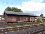Ehemalige G�terschuppen Bahnhof Salzbergen, Deutschland 28-09-2018.