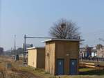 Gleis 405, 406 und Geb�ude.
