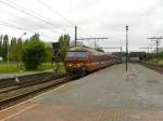 NMBS TW Type MS 75 Nummer 824, Antwerpen Noorderdokken 10-05-2013.