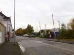 Bahn�bergang Wanheimerstrasse, Duisburg 20-10-2016.