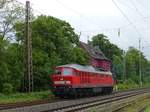 DB Cargo Diesellok 232 117-2 Kalkumerstrasse, Lintorf 18-05-2017.