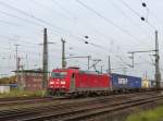 DB Schenker Green Cargo Lok 185 336-2 mit G�terzug.