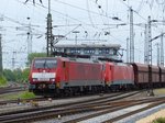 DB Schenker Lok 189 045-8 mit Schwesterlok Rangierbahnhof Gremberg, K�ln 20-05-2016.