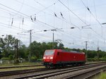 DB Schenker Lok 145 008-9 Rangierbahnhof Gremberg, Bahn�bergang Porzer Ringstra�e, K�ln 20-05-2016.