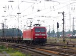 DB Schenker Lok 145 045-1 mit G�terzug.