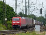 DB Schenker Lok 152 142-6 Rangierbahnhof Gremberg, Bahn�bergang Porzer Ringstra�e, K�ln 09-07-2016.