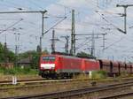 DB Cargo Lok 189 032-6 mit Schwesterlok Gterbahnhof Oberhausen West 06-07-2018.