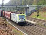 Captrain Lok 187 011 Abzweig Lotharstrasse Forsthausweg, Duisburg 12-04-2018.