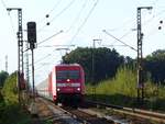 DB Lok 101 102-2 bei Bahnbergang Devesstrae, Salzbergen 28-09-2018.