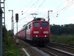 DB Cargo Lok 151 075-9 bei Bahnbergang Devesstrae, Salzbergen 13-09-2018.