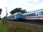 Keolis Eurobahn Triebzug ET 4 01 Devesstrae, Salzbergen 28-09-2018.