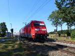 DB Lok 101 126-1 Bahnbergang Devesstrae, Salzbergen 23-07-2019.