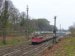 DB Cargo Lokomotive 155 055-7 Abzweig Lotharstrasse, Forsthausweg, Duisburg 12-04-2018.