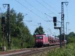 DB Cargo Lok 145 024-6 Devesstrae, Salzbergen 23-07-2019.