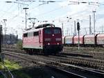 Railpool ex-DB Cargo Lokomotive 151 046-0 Gterbahnhof Oberhausen West 12-03-2020.