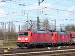 DB Cargo Lokomotive 185 398-5 und 185 147-6 Gterbahnhof Oberhausen West 12-03-2020.