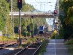 Abellio Triebzug ET 25  2207 Ankunst Bahnhof Empel-Rees 21-08-2020.