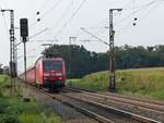 DB Cargo Lokomotive 145 041-0 Devesstrae, Salzbergen 11-09-2020.