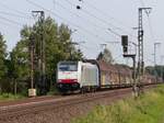 Railpool Lokomotive 186 510-4 (NVR nummer 91 80 6186 510-4 D-Rpool) Devesstrae, Salzbergen 11-09-2020.