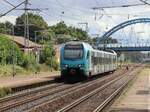 Keolis Eurobahn Stadler FLIRT 3 Triebzug ET 4 02 Gleis 4 Bahnhof Salzbergen 16-09-2021.