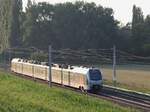 Abellio Triebzug ET 25 2307 Baumannstrasse, Praest bei Emmerich am Rhein 02-09-2021.