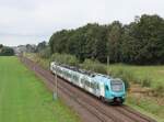 Keolis Eurobahn Stadler FLIRT 3 Triebzug ET 4 03 Talstrae, Ibbenbren 16-09-2021.