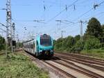 Keolis Eurobahn Stadler FLIRT 3 Triebzug ET 4.05 Ankunft Bahnhof Salzbergen 03-06-2022.