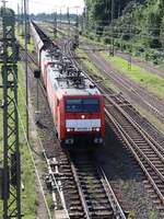 DB Cargo Lokomotive 189 082-1 mit Schwesterlok.