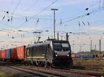 CTL Logistics Lokomotive 187 100-3 (91 80 6187 100-3 D-DISPO) G�terbahnhof Oberhausen West 18-10-2024.