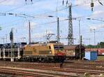 HSL Logistik Lokomotive 185 597-2 (91 80 6185 597-2 D-BRLL) G�terbahnhof Oberhausen West 11-07-2024.