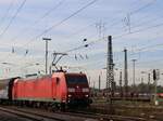 DB Cargo Lokomotive 185 014-8 G�terbahnhof Oberhausen West 18-10-2024.