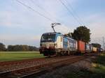 BoxXpress Lokomotive 193 834-9 (91 80 6193 834-9 D-BOXX) bei Bahn�bergang Wasserstrasse, Hamminkeln 18-10-2024.