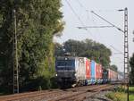 PKP Cargo Lokomotive EU46 515 / 193 515 (91 51 5370 027-2 PL-PKPC) bei Bahn�bergang Wasserstrasse, Hamminkeln, Deutschland 19-09-2024.