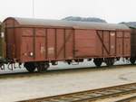 Gbs Gedeckter G�terwagen der NSB mit Nummer 21 RIV 76 NSB 150 0 274-8 Bod�, Norwegen 21-04-1993. Scan und Bild: Hans van der Sluis

Gbs gesloten wagen van de NSB met nummer 21 RIV 76 NSB 150 0 274-8 Bod�, Noorwegen 21-04-1993. Scan en foto: Hans van der Sluis