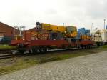 Kranwagen ohne Nummer.