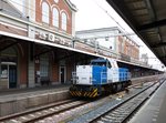 LTE Dieselok 6406 Gleis 1 Dordrecht 07-04-2016.