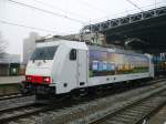 TRAXX Lok 91 80 6186 240-8 auf Gleis 2 Rotterdam Centraal Station 02-02-2011.